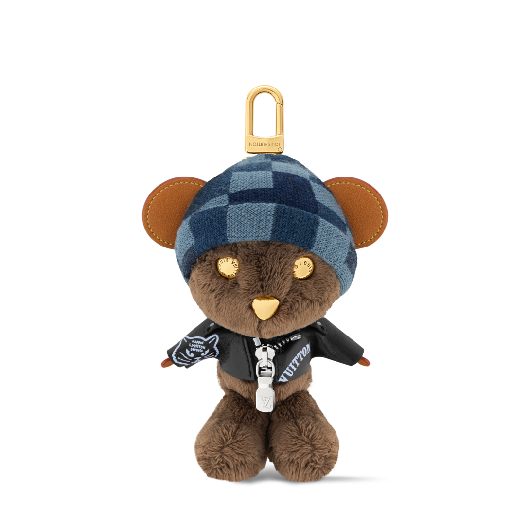 LV Louis Bear Bag Charm - Luxury Key Holders and Bag Charms